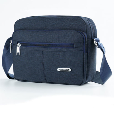 Messager occasionnel Bag Solid Buckle MultiPocket d'épaule de toile