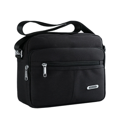 Messager occasionnel Bag Solid Buckle MultiPocket d'épaule de toile
