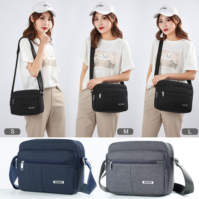Messager occasionnel Bag Solid Buckle MultiPocket d'épaule de toile