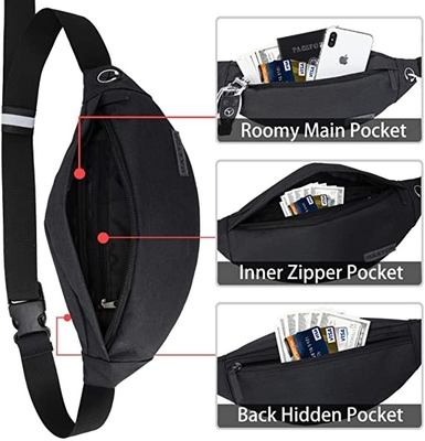 OEM Fanny Pack For Men Women courante imperméable Bum Bag unisexe réglable