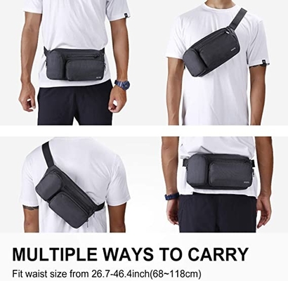 Hausse de Fanny Pack Multiple Pockets For de mode de grande capacité