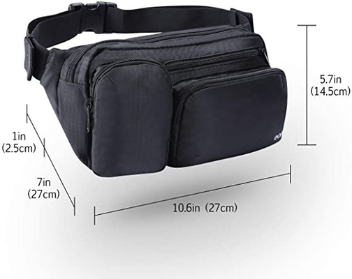 Hausse de Fanny Pack Multiple Pockets For de mode de grande capacité