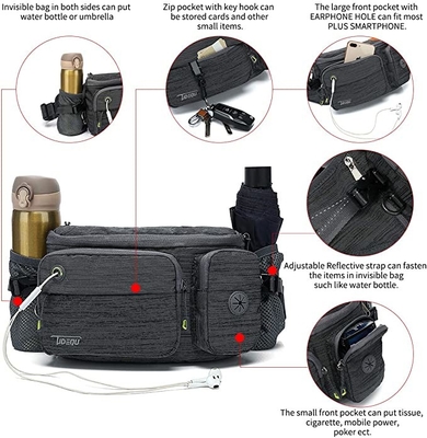 Sac de taille de Bum Dog Walking Bag Running pour augmenter le recyclage