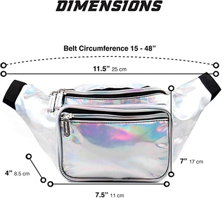 L'unité centrale délirent moyennement grand d'enfants d'hommes de femmes de Bum Bag Waist Pack For petit