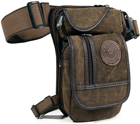 Sac de recyclage tactique de jambe de baisse de toile augmentant le paquet de taille pour des femmes des hommes
