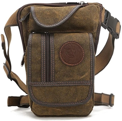 Sac de recyclage tactique de jambe de baisse de toile augmentant le paquet de taille pour des femmes des hommes