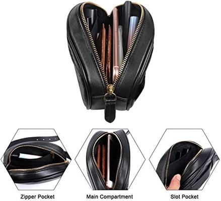 Croisé - sac imperméable en cuir de ceinture d'unité centrale de Fanny Pack de mode de corps