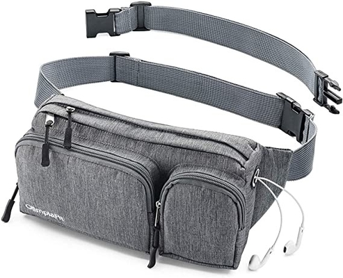 Sac de Fanny Pack Hiking Cute Waist de mode de 6 poches