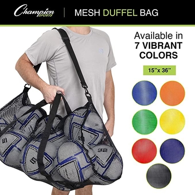 Sac surdimensionné de gymnase de Mesh Sports Duffle Bag Multipurpose avec la tirette réglable