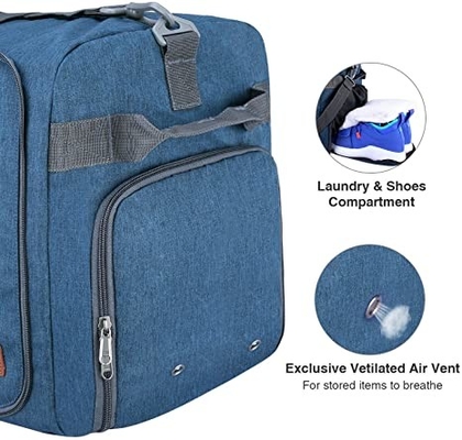 sac pliable de Weekender de molleton du voyage 65l pour la larme imperméable de femmes des hommes résistante