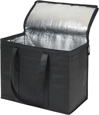 Isolé pliable sac à provisions le sac lavable de Coller de supports de tirette vigoureuse d'épiceries