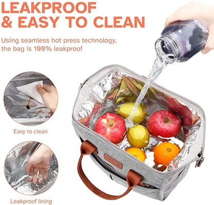 Refroidisseur dégrossi mou isolé Tote Bags Reusable Lunch Containers de déjeuner