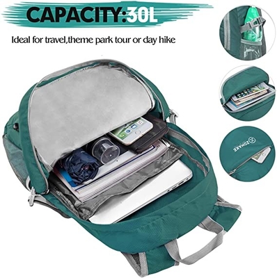 30l Packable augmentant le poids léger de résistant à l'eau de sac à dos pliable