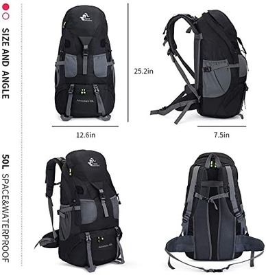 résistant à l'eau 50l léger augmentant le sac à dos pour le tourisme s'élevant de camping