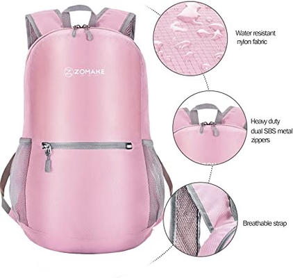 Le résistant à l'eau de hausse extérieur 20l Packable de sac à dos d'ODM baladent pliable