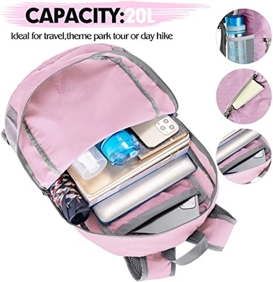 Le résistant à l'eau de hausse extérieur 20l Packable de sac à dos d'ODM baladent pliable