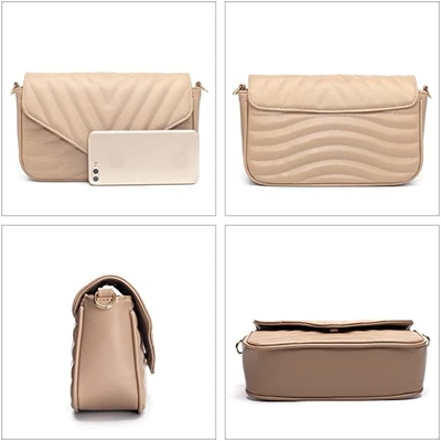 Sac élégant de Small Quilted Crossbody de concepteur pour des femmes
