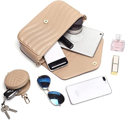 Sac élégant de Small Quilted Crossbody de concepteur pour des femmes