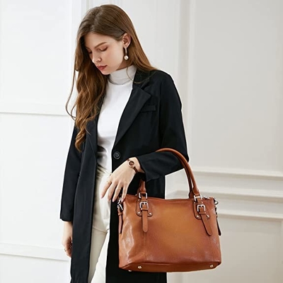 Croix en cuir véritable de la bourse des femmes d'ODM - poignée Tote Bag de dessus de Satchel de corps