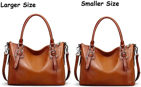Croix en cuir véritable de la bourse des femmes d'ODM - poignée Tote Bag de dessus de Satchel de corps