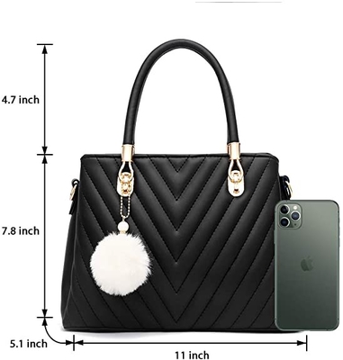 Poignée supérieure Satchel du sac à main de luxe de mode des femmes en cuir d'unité centrale